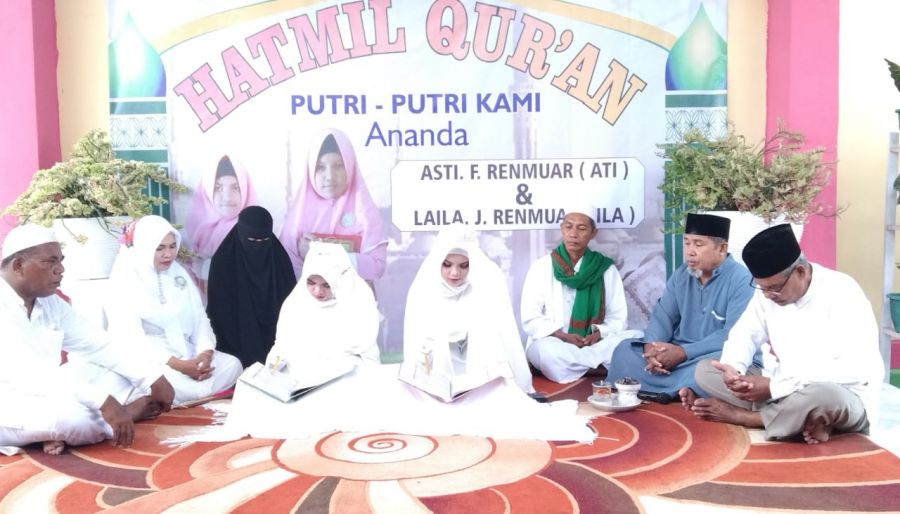 Acara Hatmil Qur'an Kedua Putri Kasat Shabara Polres SBT Berlangsung Khidmat