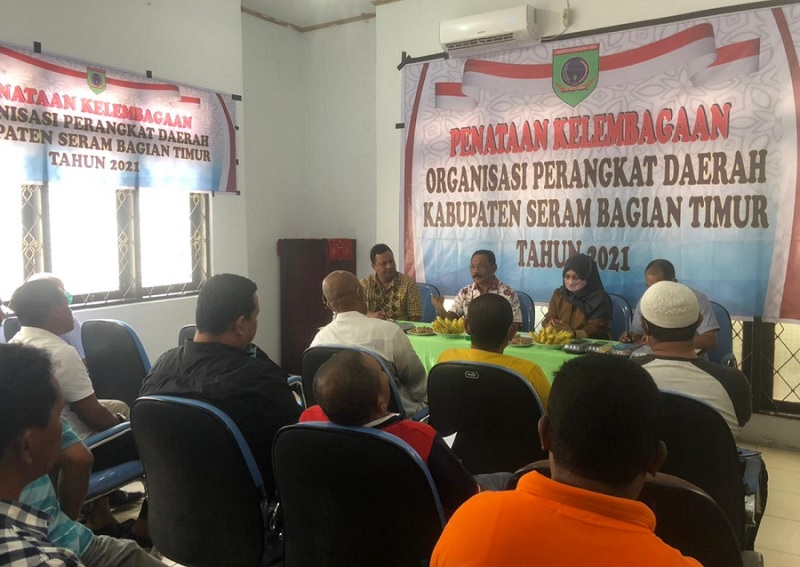 Pemkab SBT Rapat Penataan Kelembagaan OPD Kabupaten SBT tahun 2021